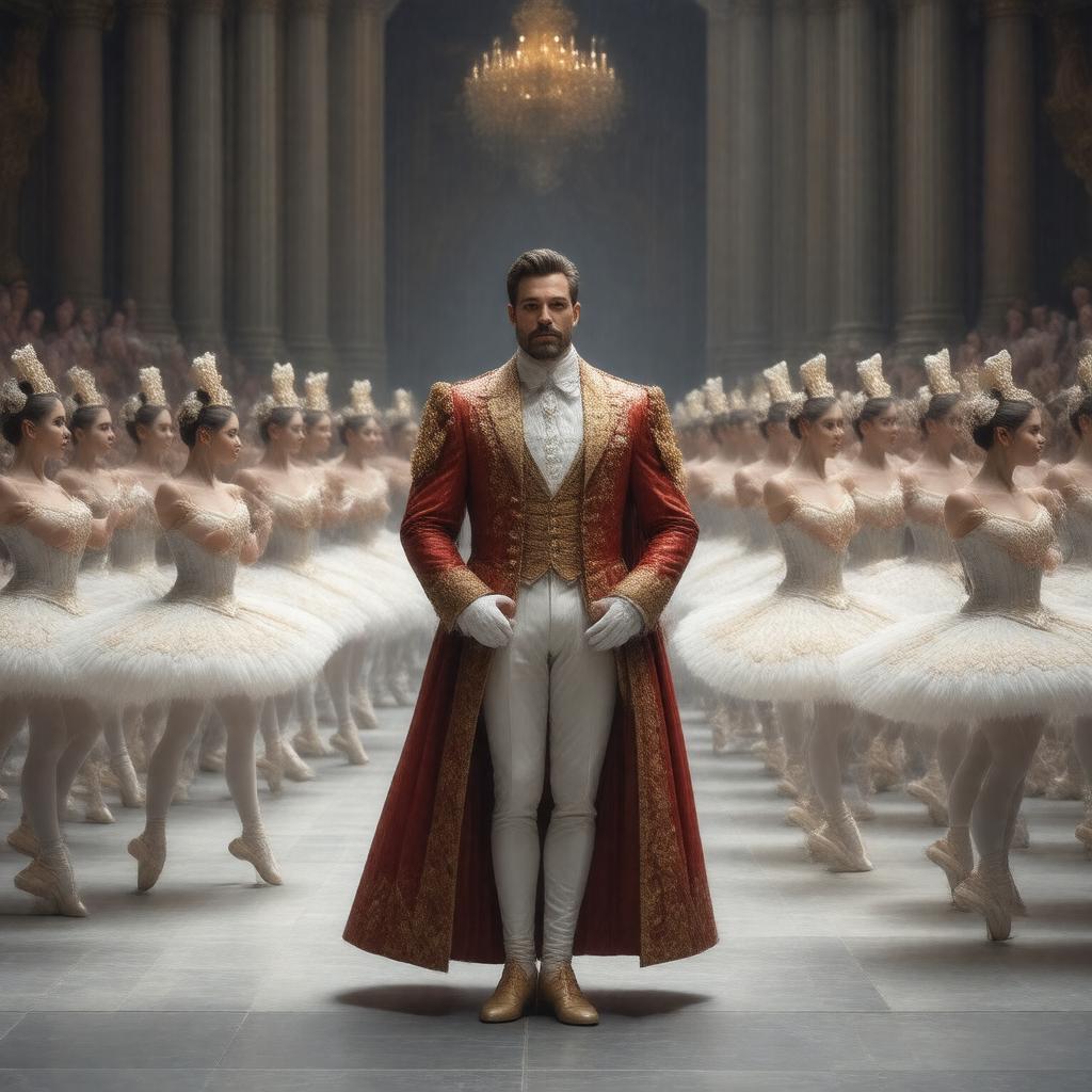 AI-created image of The King (ballet)