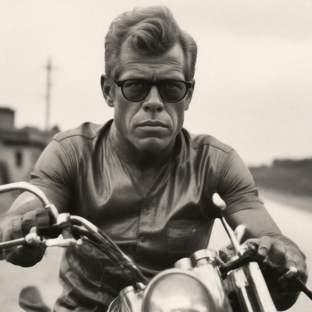 AI-created image of The King of Cool