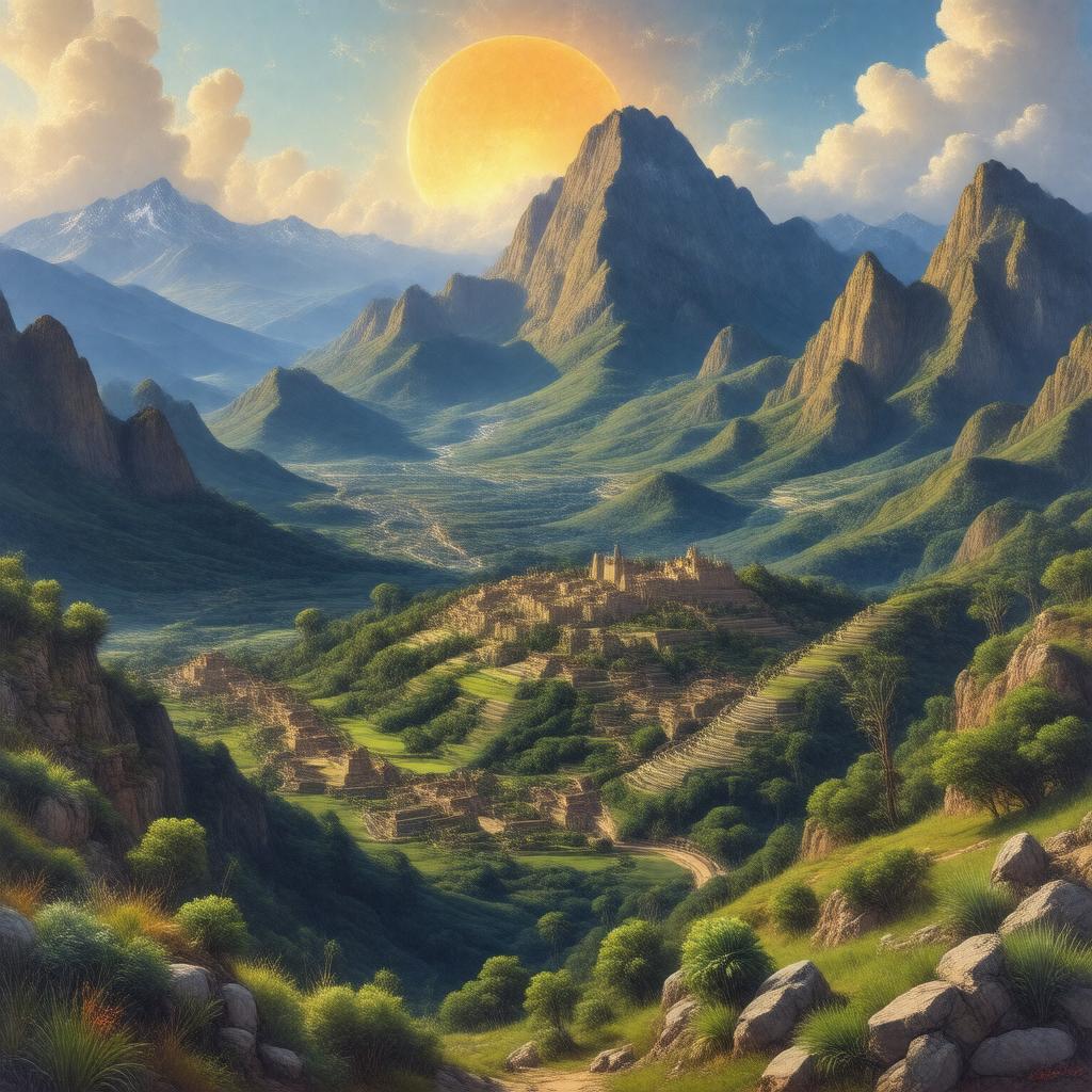 AI-created image of The Kingdom of the Sun