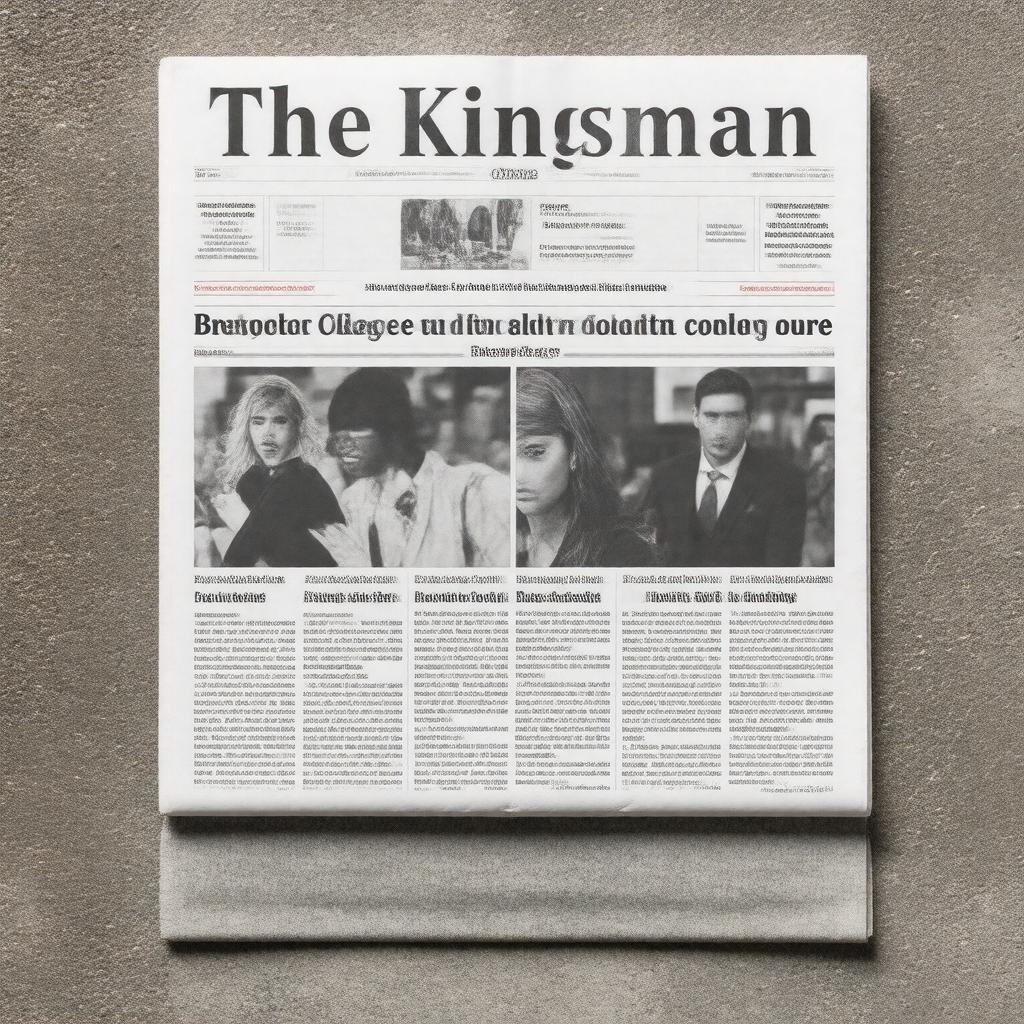 AI-created image of The Kingsman (student newspaper)