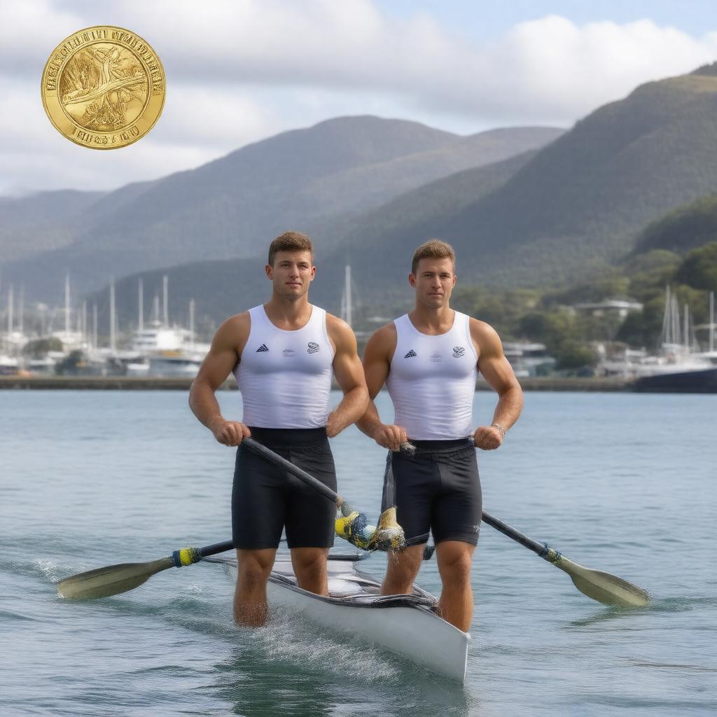 AI-created image of The Kiwi Oarsmen