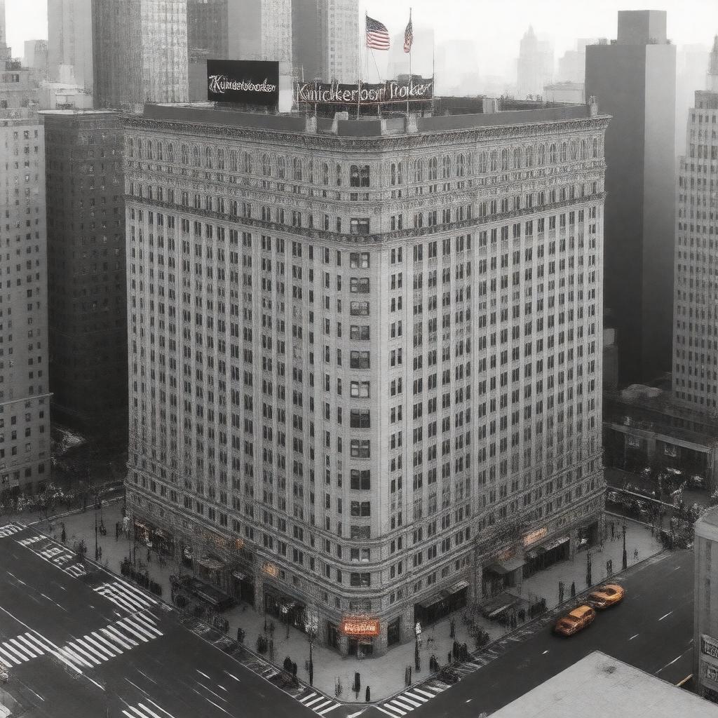 AI-created image of The Knickerbocker Hotel