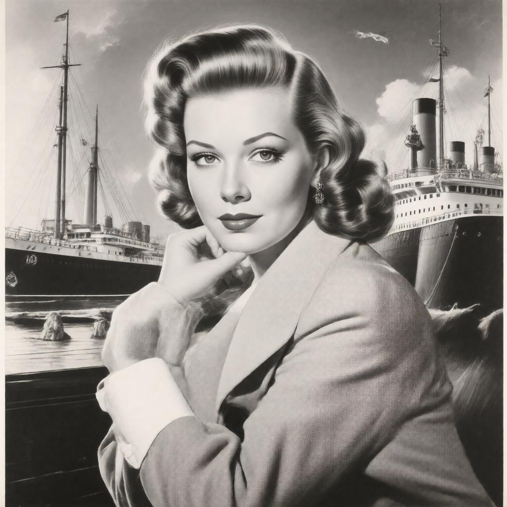 AI-created image of The Lady Eve