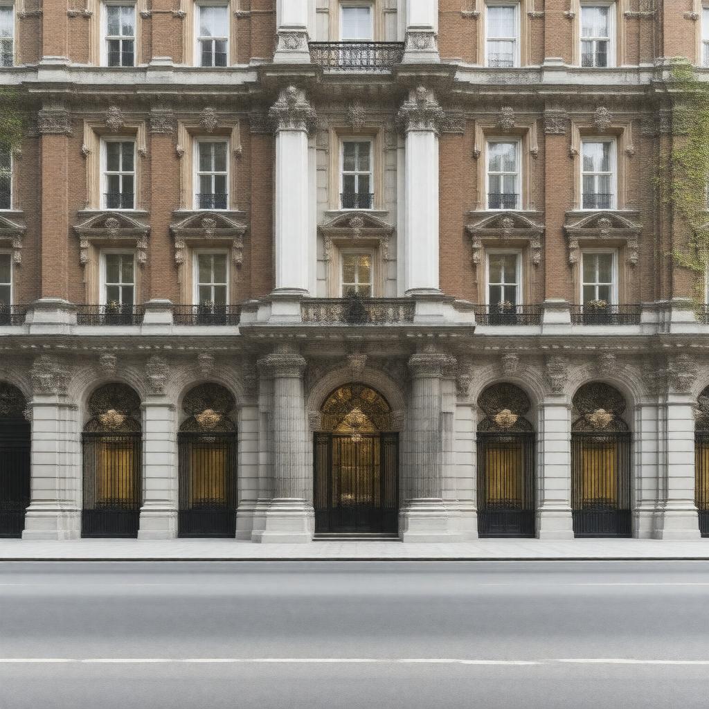 AI-created image of The Langham, London