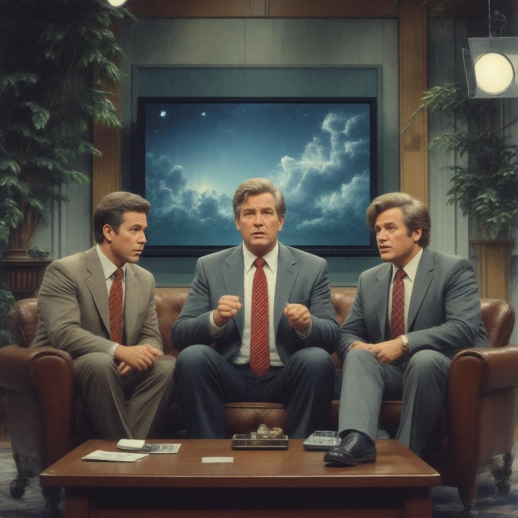 AI-created image of The Larry Sanders Show