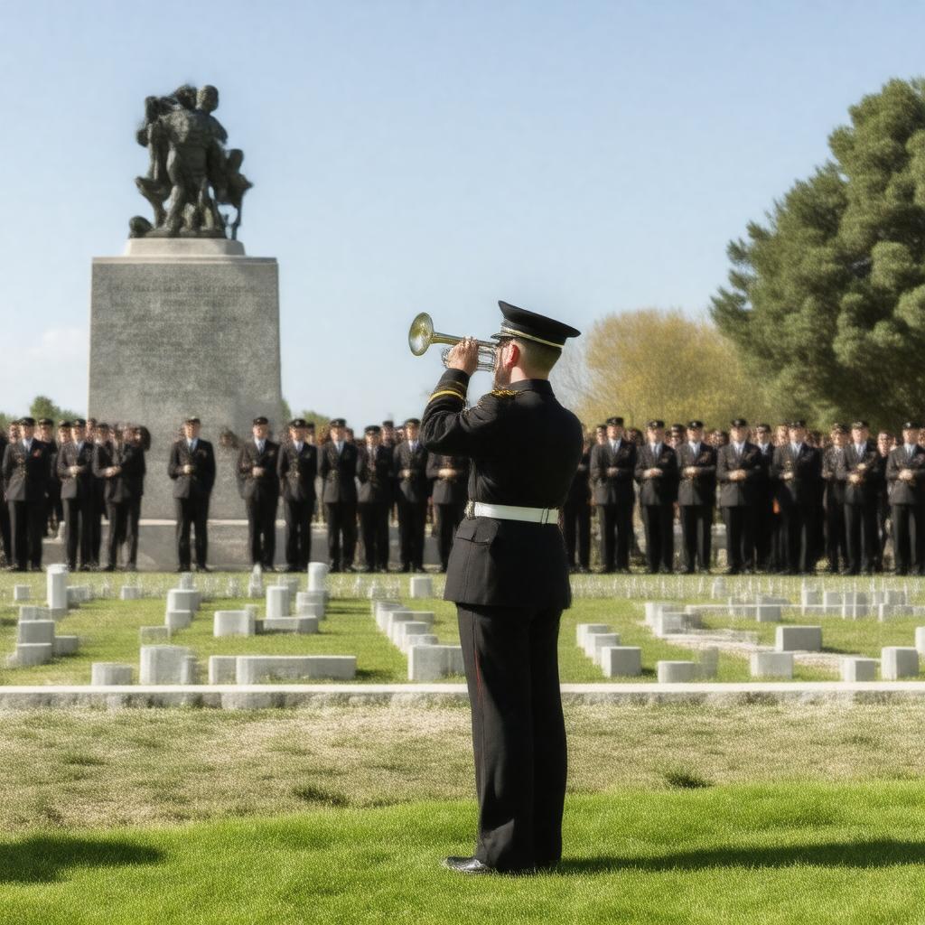 AI-created image of The Last Post