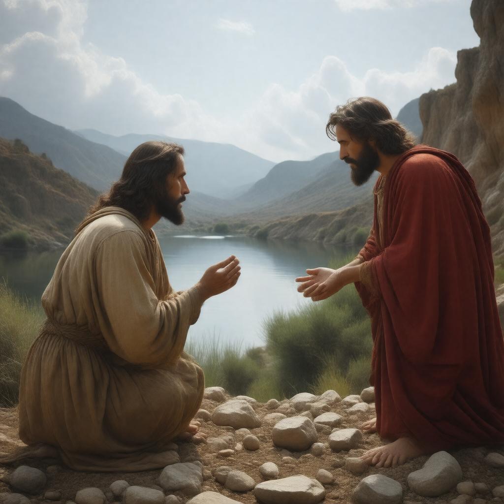 AI-created image of The Last Temptation of Christ