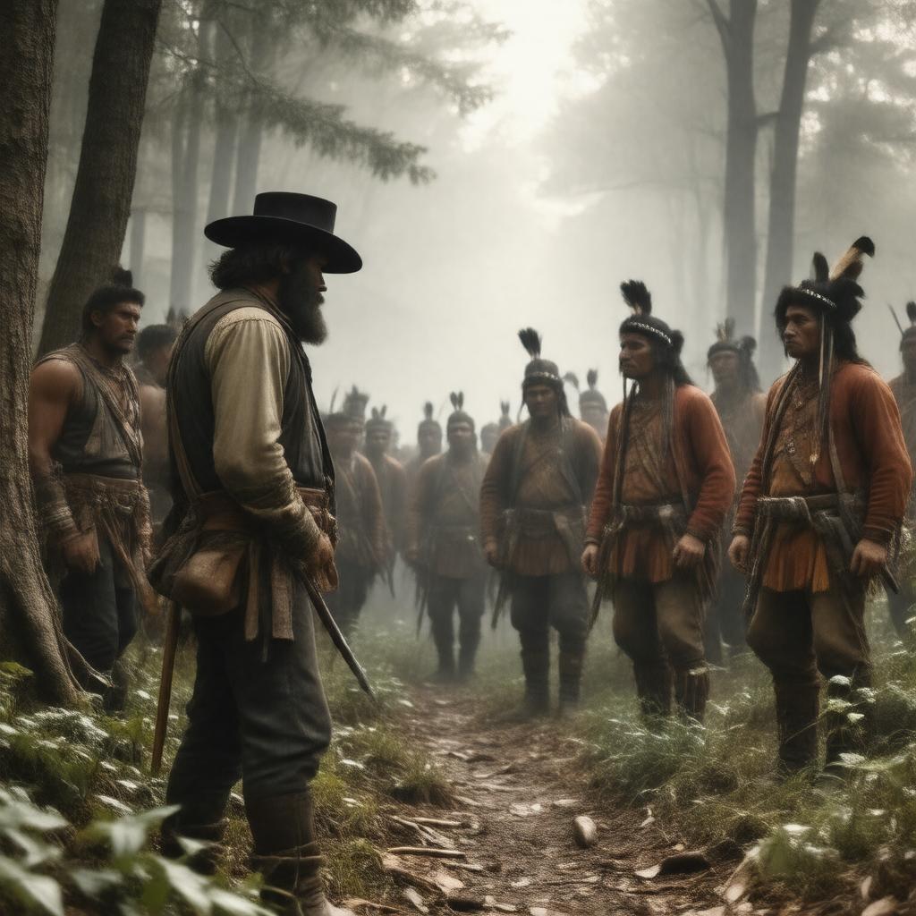 AI-created image of The Last of the Mohicans (1920)