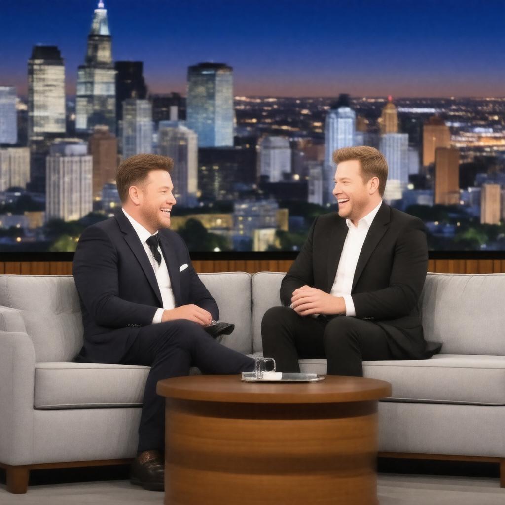 AI-created image of The Late Late Show with James Corden (guest)