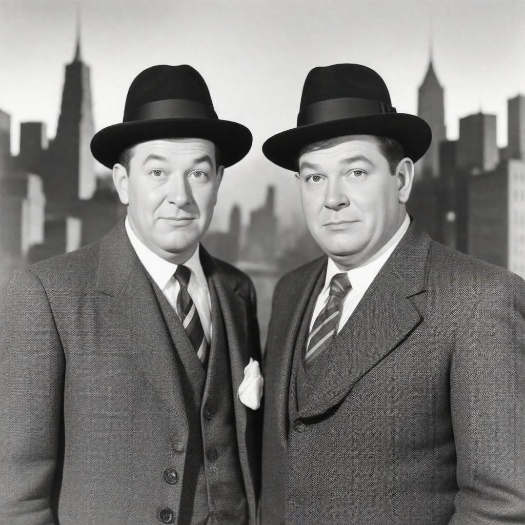 AI-created image of The Laurel-Hardy Murder Case
