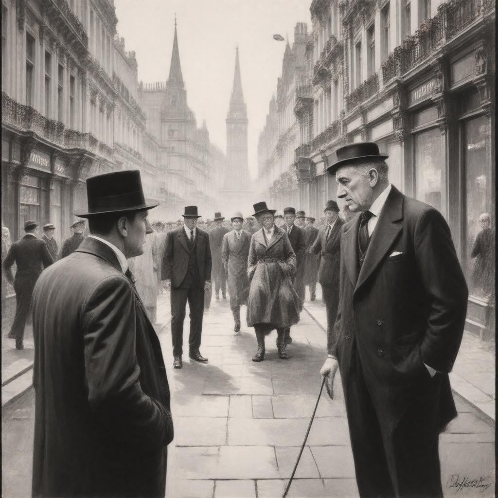 AI-created image of The Lavender Hill Mob