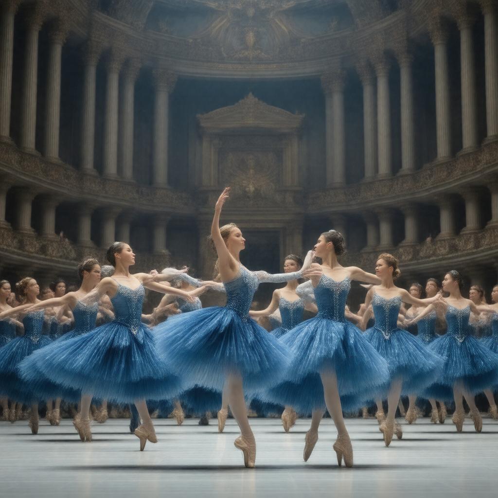 AI-created image of The Legend of Love (ballet)
