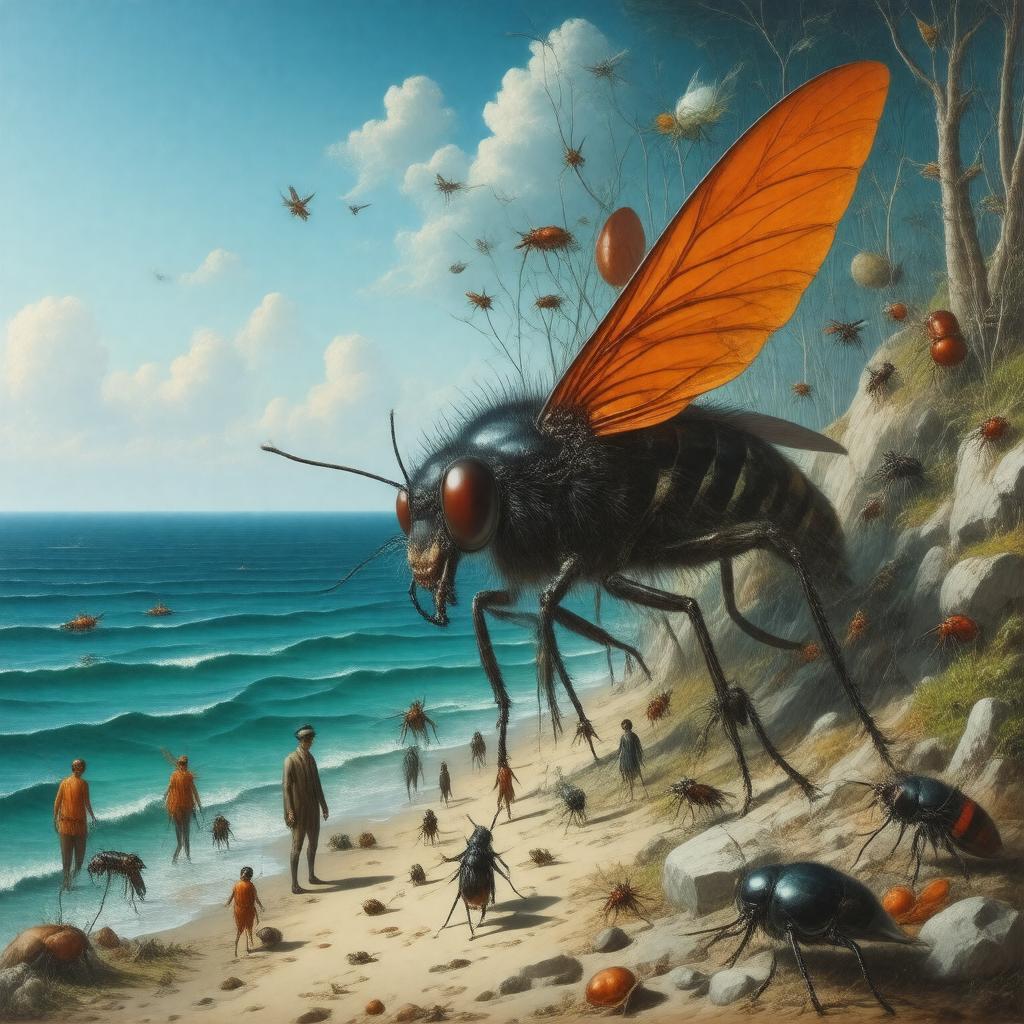 Click to view larger image AI-created image of The Life of Insects