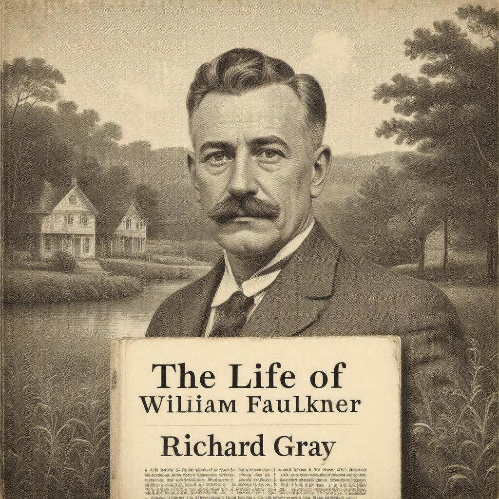 Click to view larger image AI-created image of The Life of William Faulkner