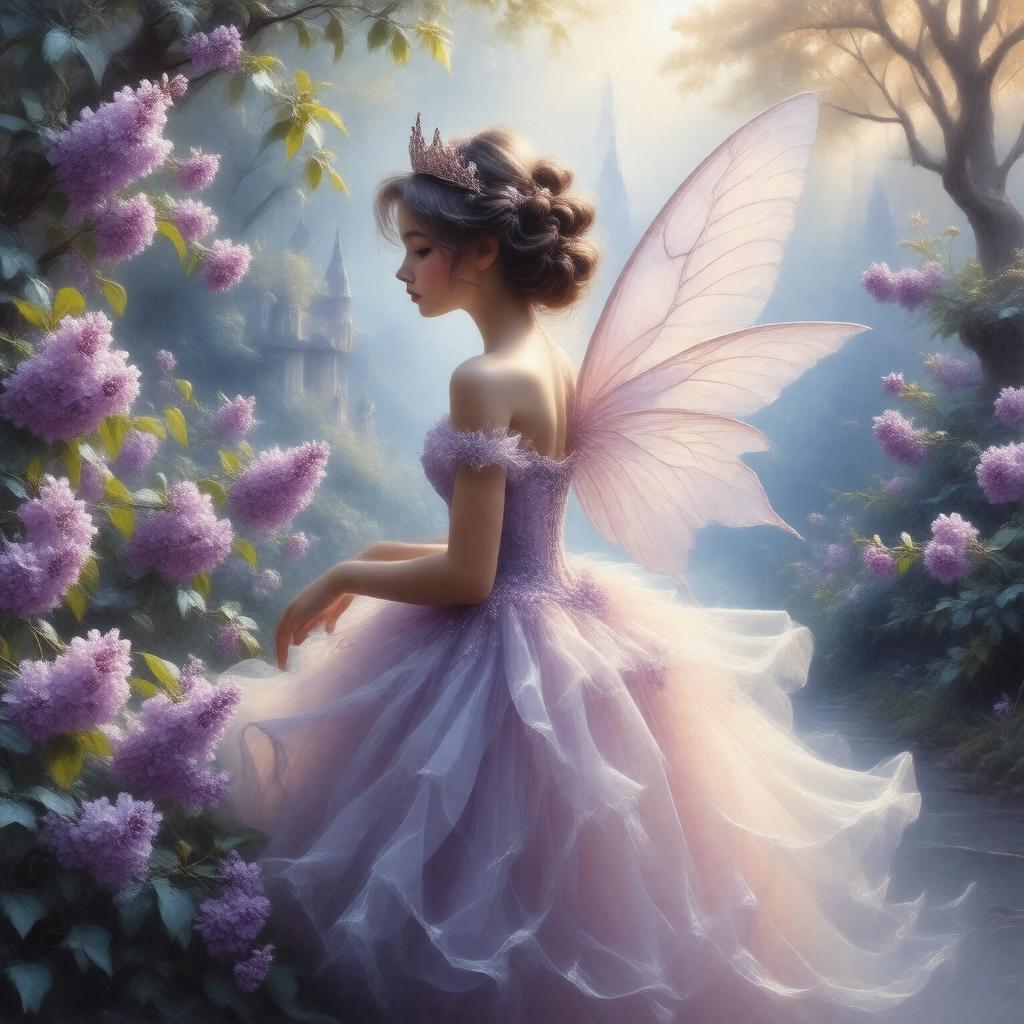AI-created image of The Lilac Fairy (ballet)