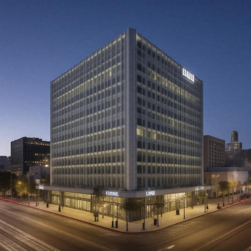 AI-created image of The Line Hotel