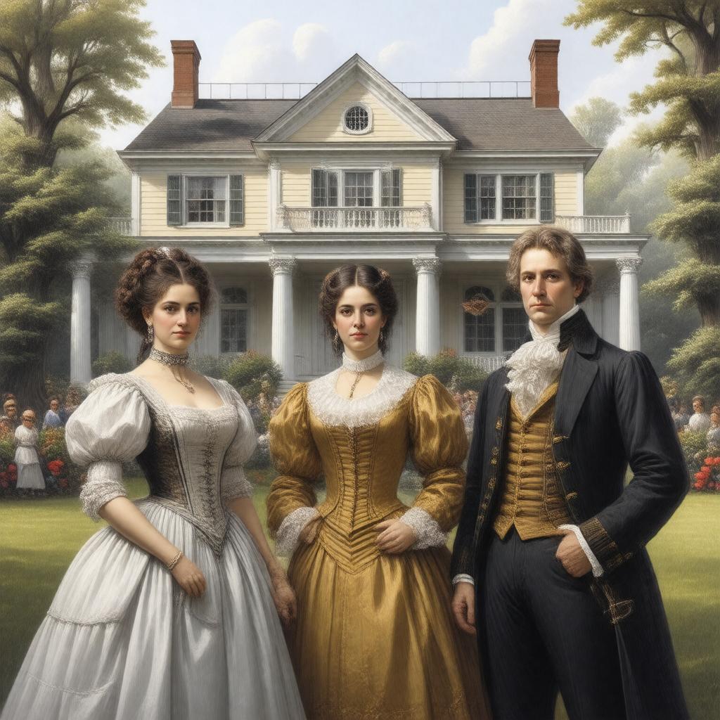 Click to view larger image AI-created image of The Linwoods