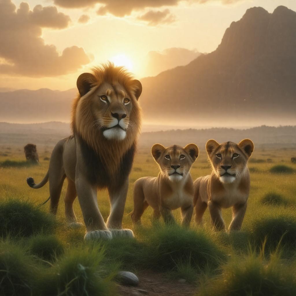 AI-created image of The Lion King (2019)