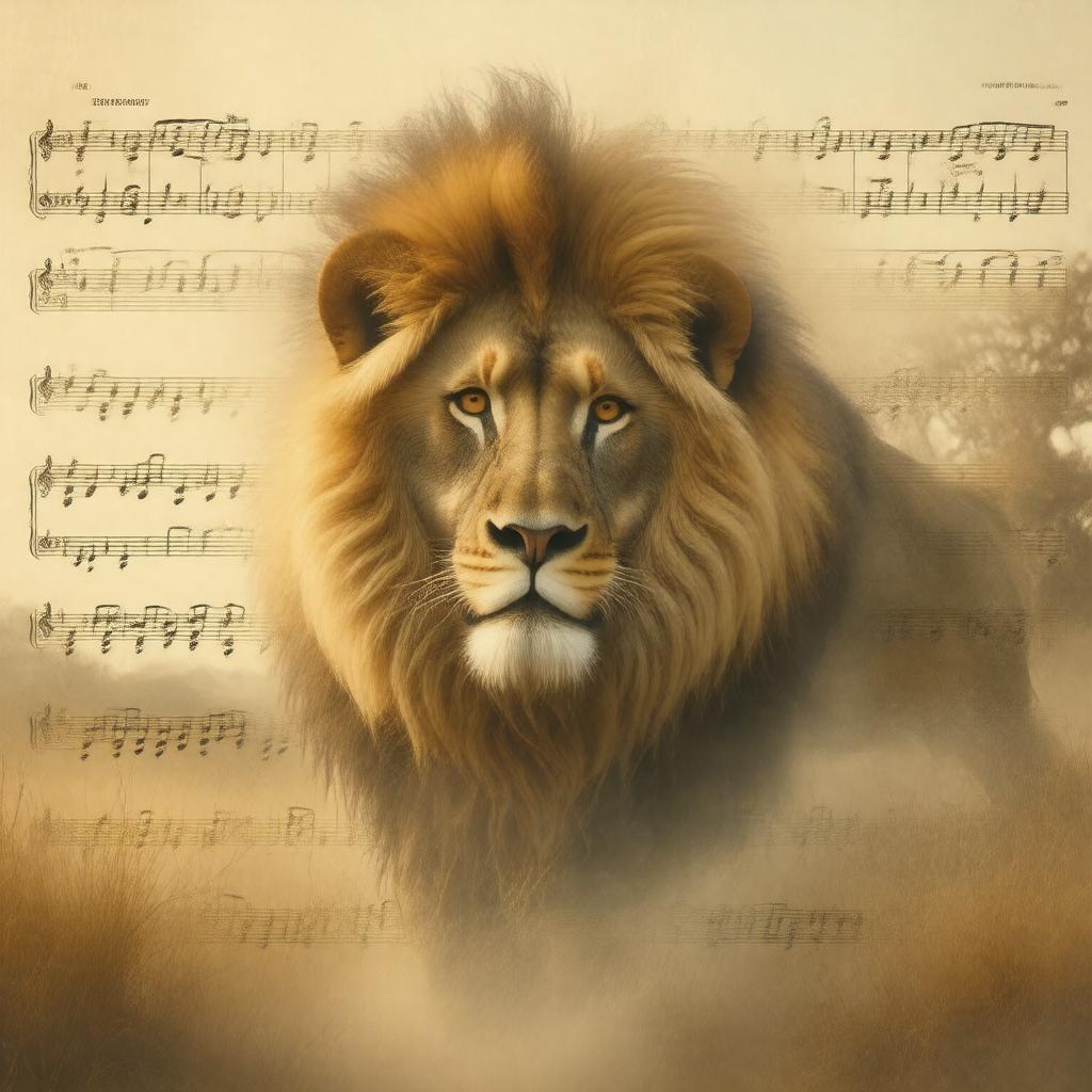 AI-created image of The Lion King (soundtrack)