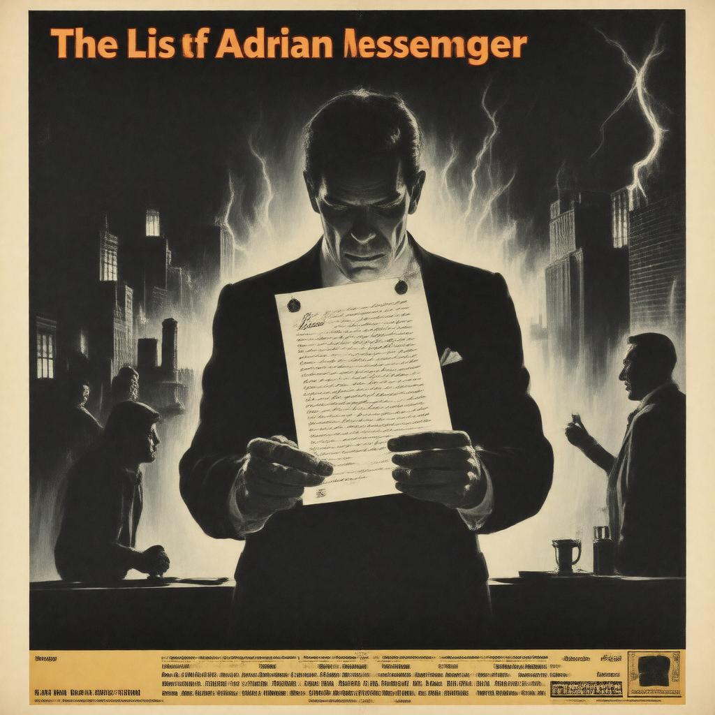 AI-created image of The List of Adrian Messenger