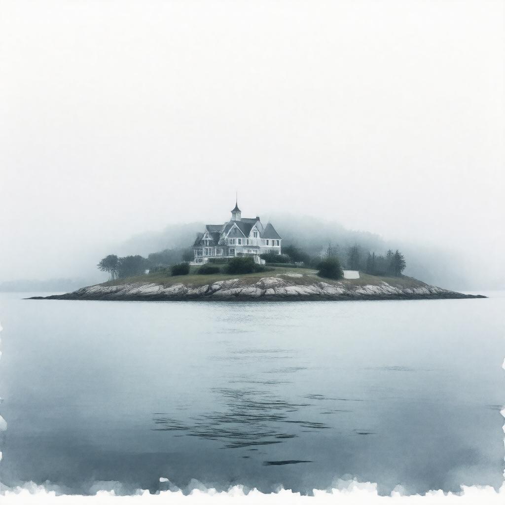 AI-created image of The Little Grey Lady of the Sea