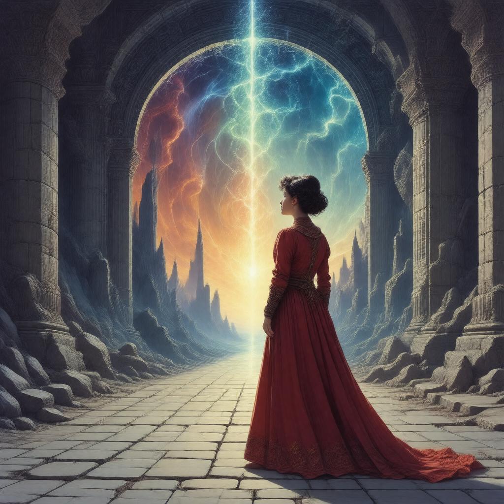 AI-created image of The Longest Journey