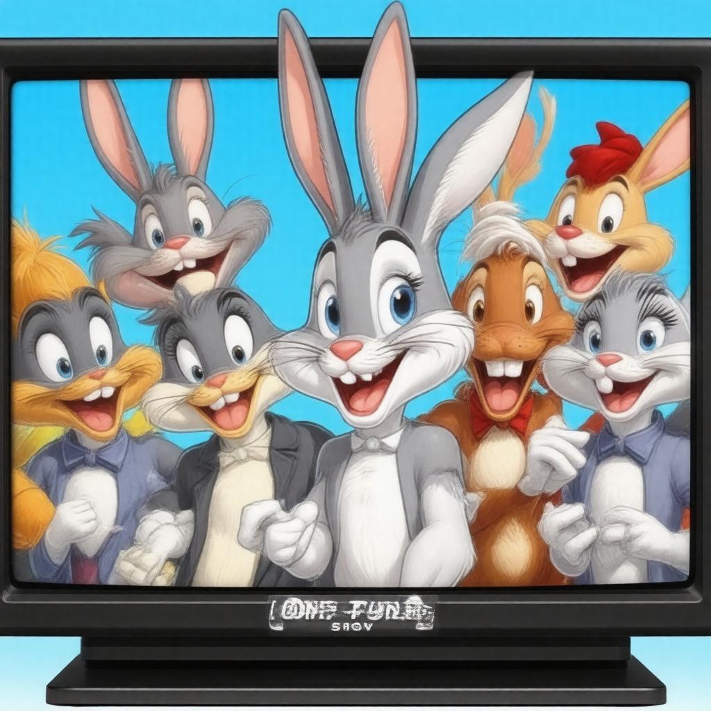 AI-created image of The Looney Tunes Show