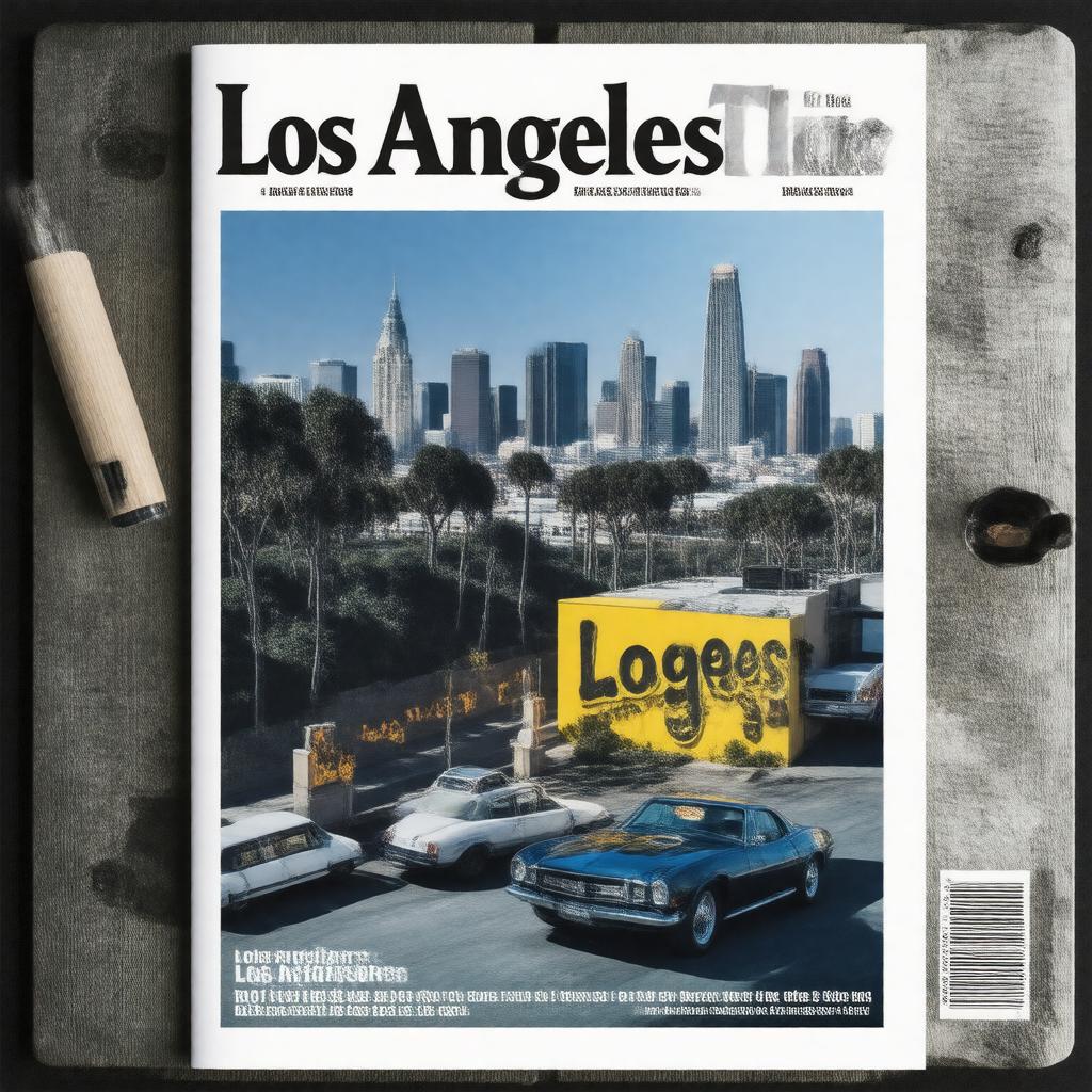 AI-created image of The Los Angeles Times Magazine