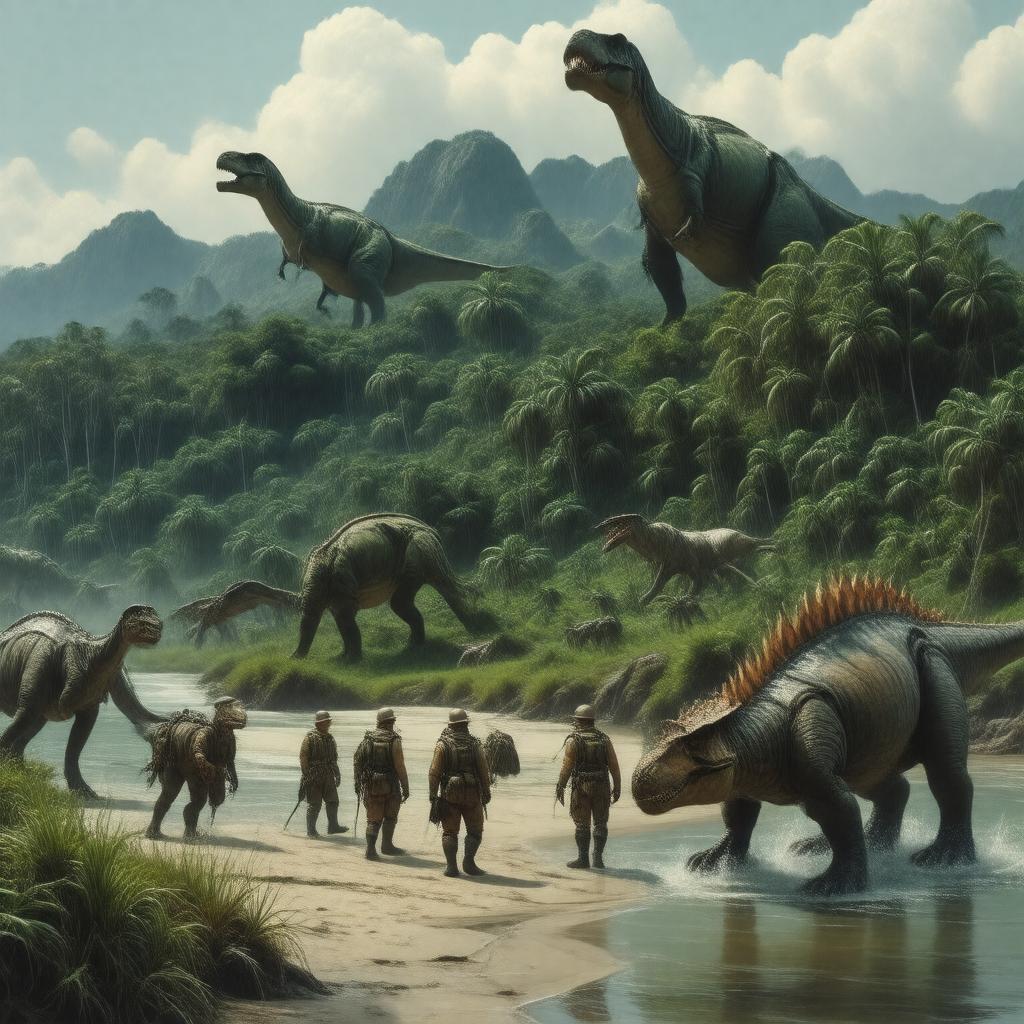 AI-created image of The Lost World (1992 film)