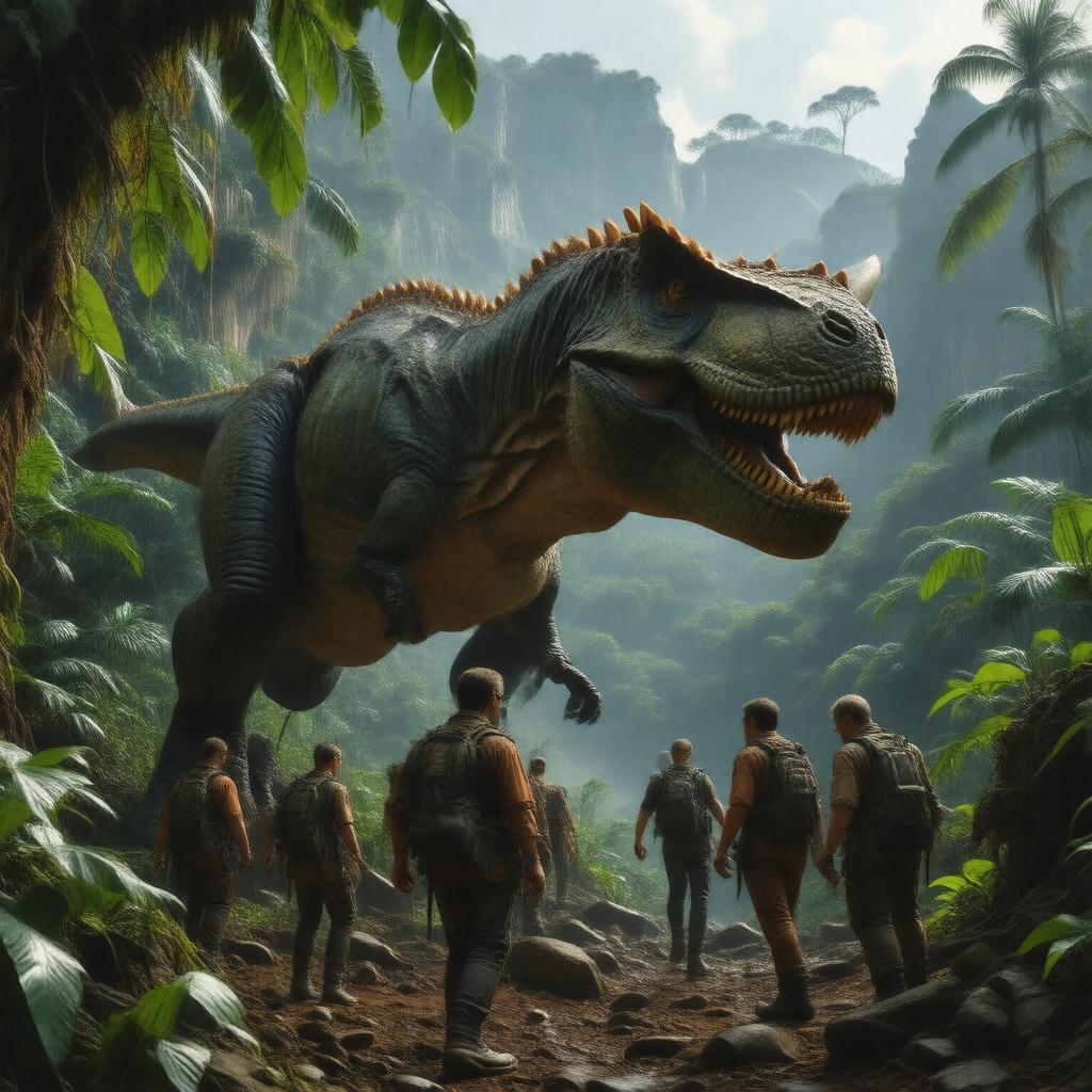 AI-created image of The Lost World (TV series)