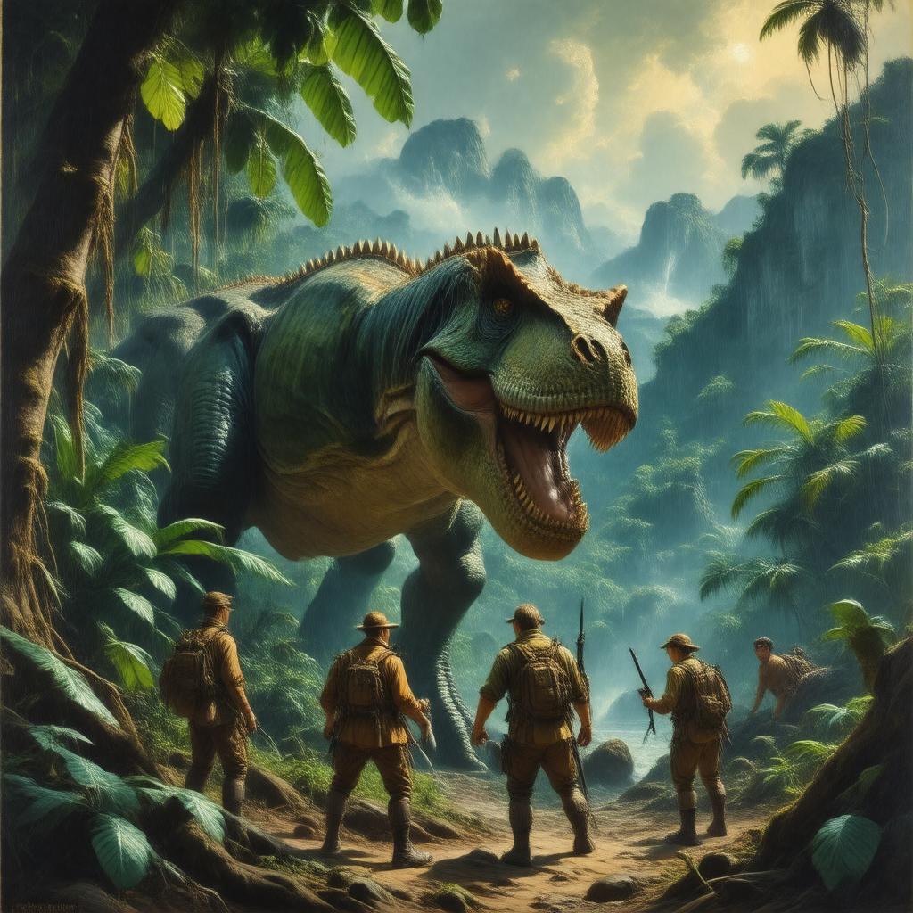 AI-created image of The Lost World