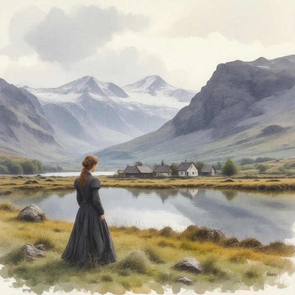 AI-created image of The Lovers of Gudrun