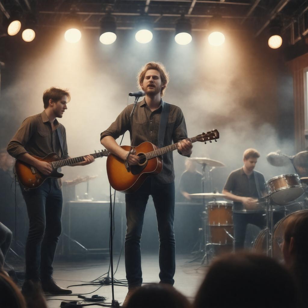 AI-created image of The Lumineers