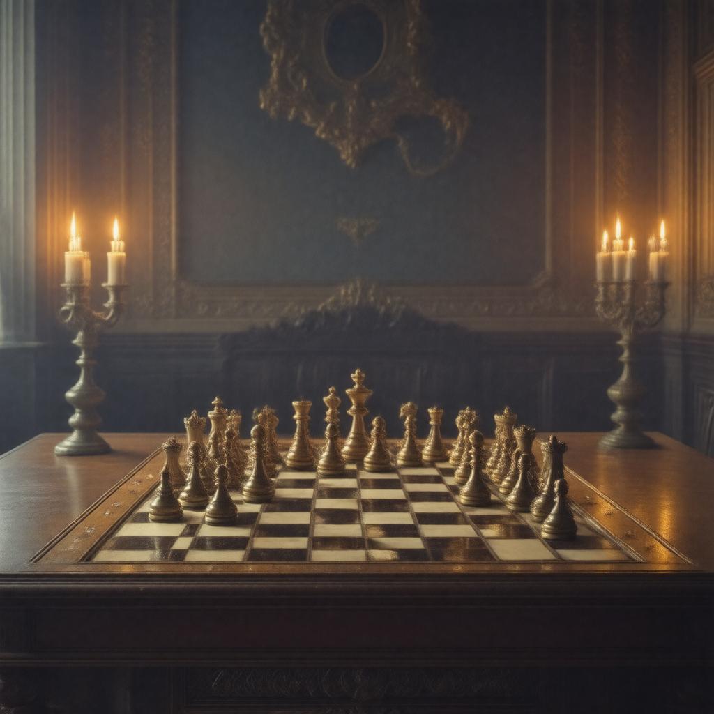 AI-created image of The Luzhin Defense