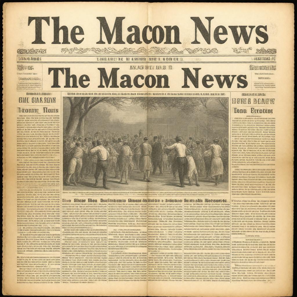 AI-created image of The Macon News