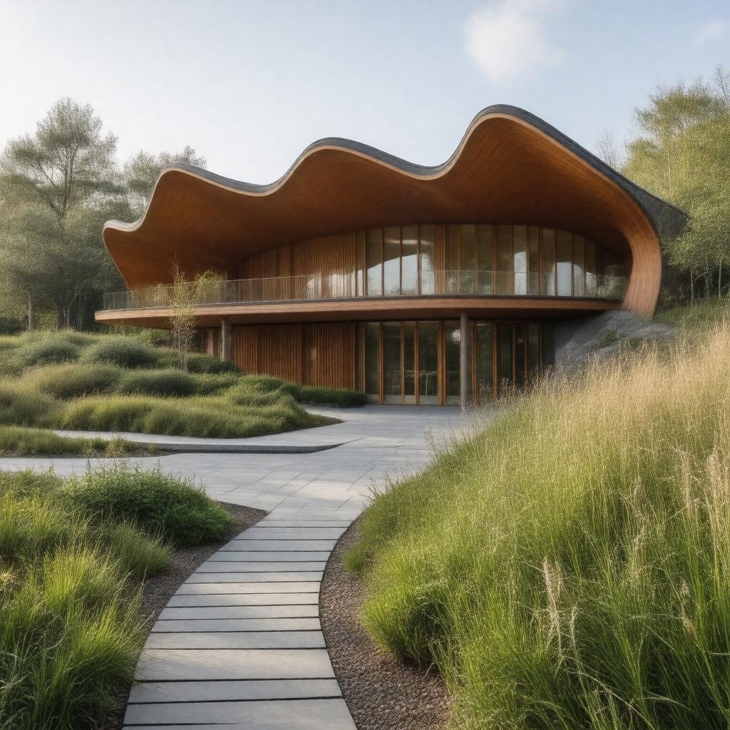 AI-created image of The Maggie's Centre, Aberdeen