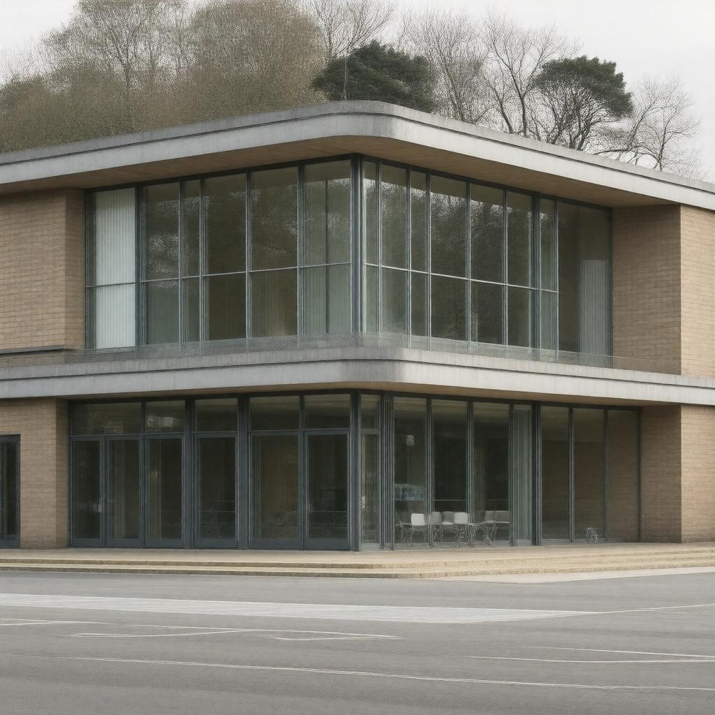 AI-created image of The Maggie's Centre, Cheltenham