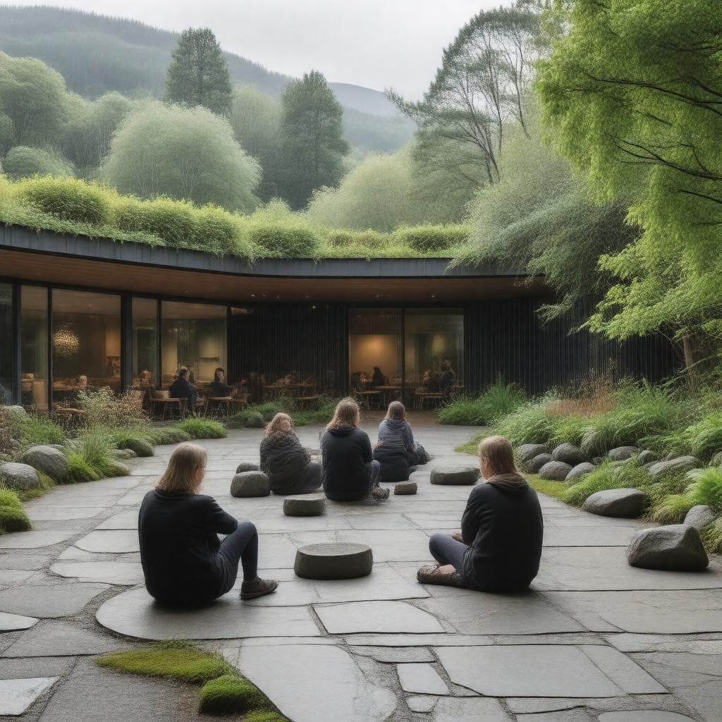 AI-created image of The Maggie's Centre, Highlands