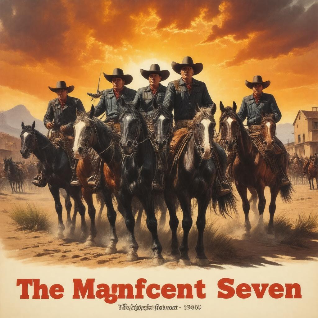 AI-created image of The Magnificent Seven