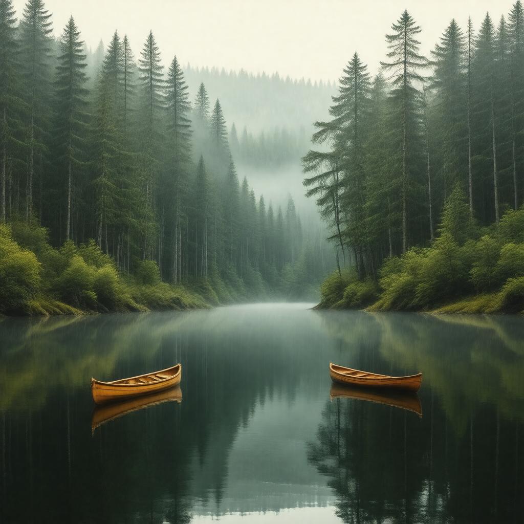 AI-created image of The Maine Woods