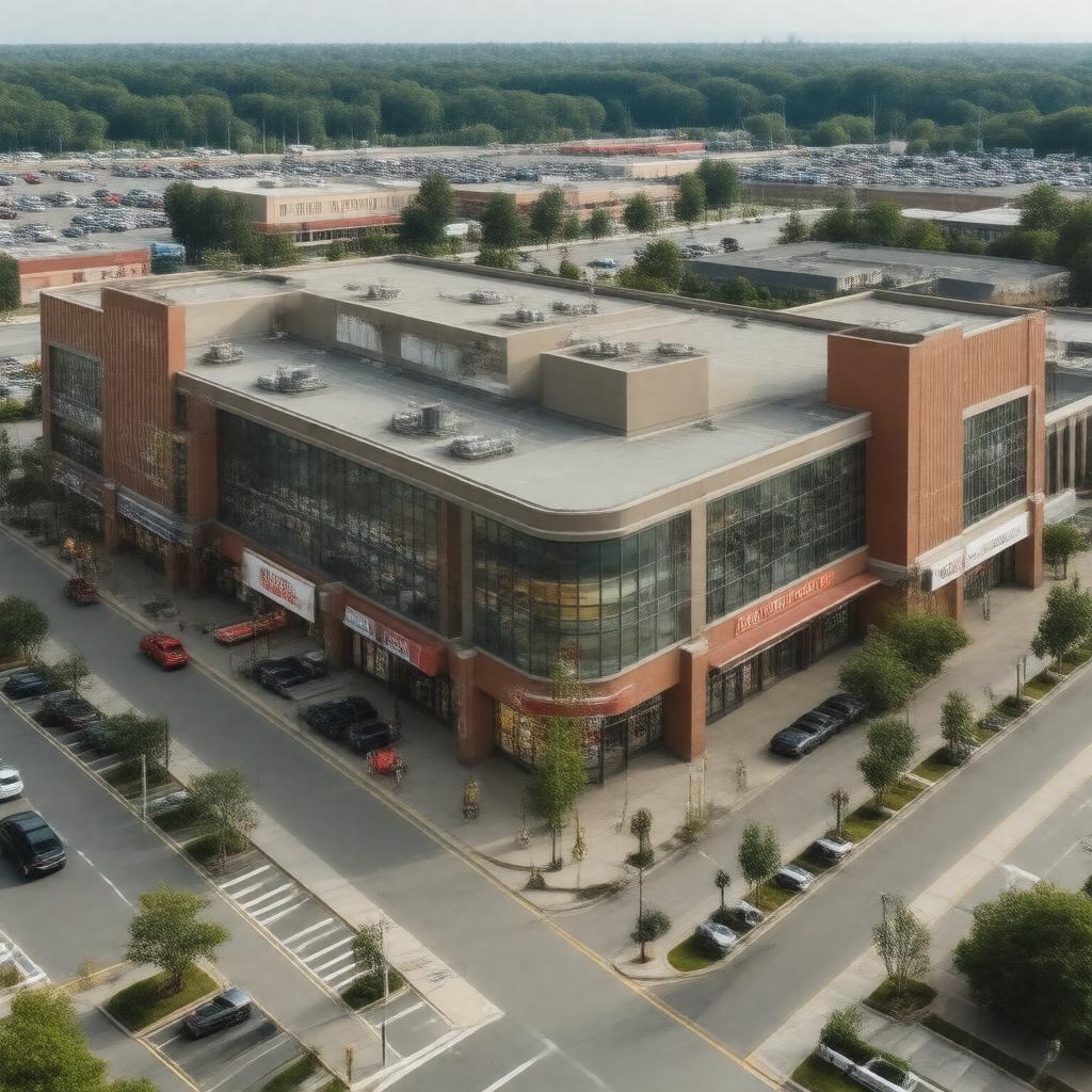 AI-created image of The Mall in Columbia