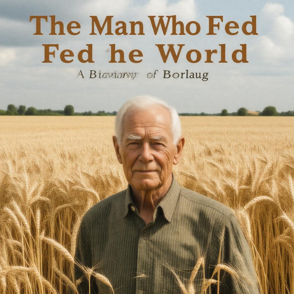 AI-created image of The Man Who Fed the World (book)