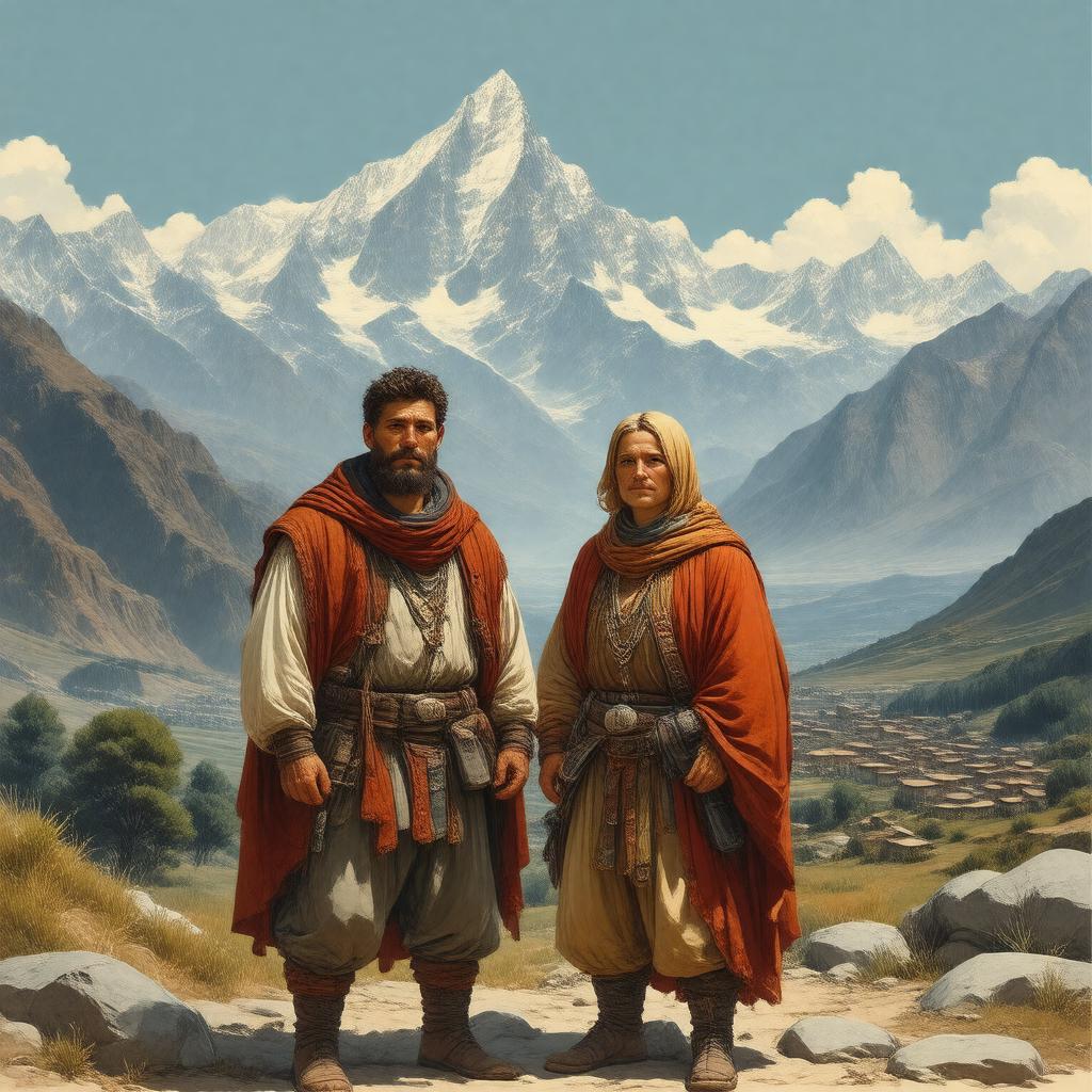 AI-created image of The Man Who Would Be King