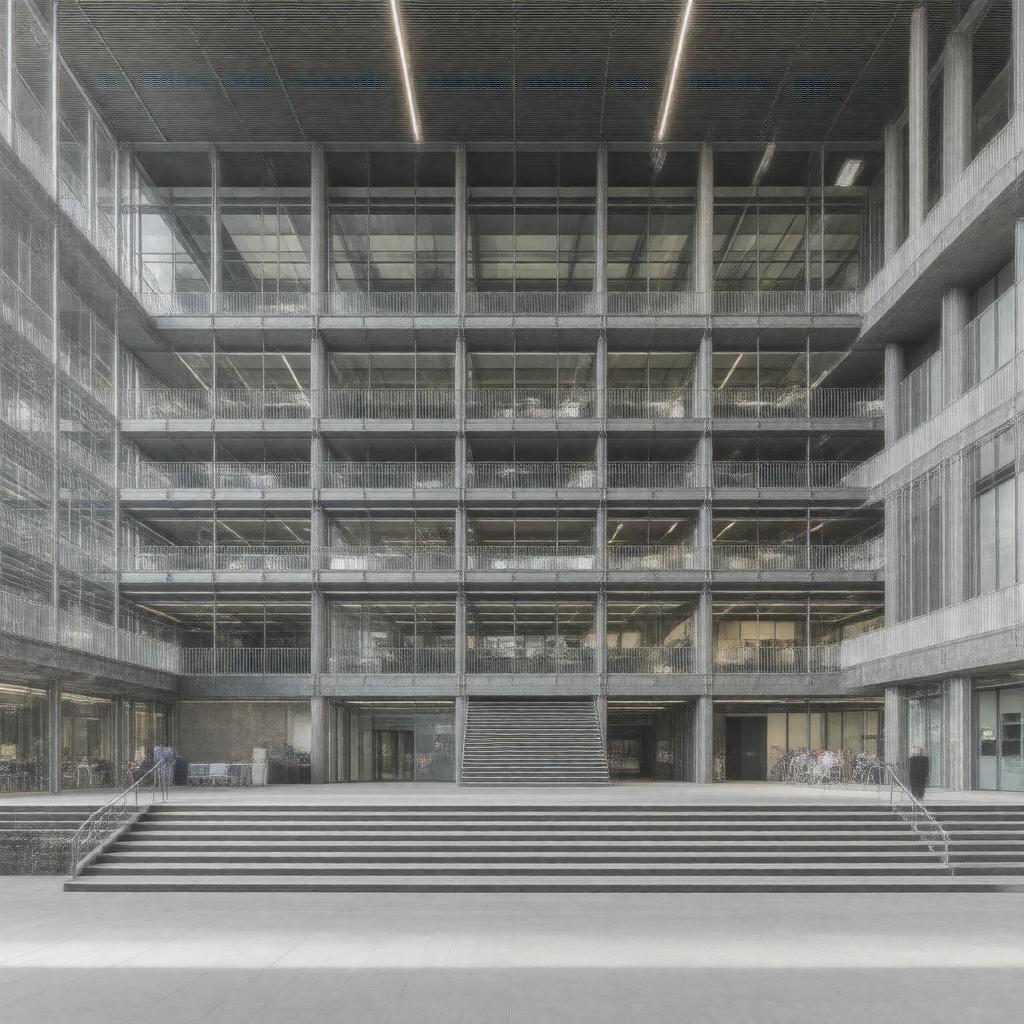 Click to view larger image AI-created image of The Manchester Metropolitan University Brooks Building