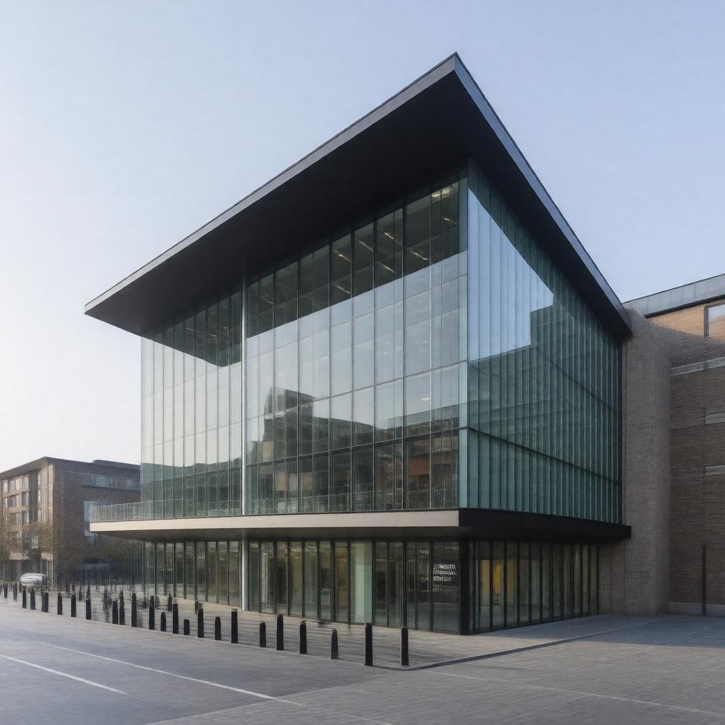 Click to view larger image AI-created image of The Manchester Metropolitan University Business School