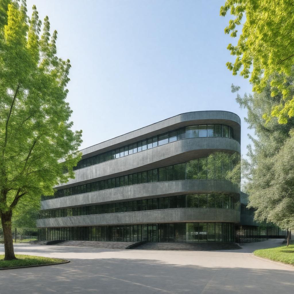 Click to view larger image AI-created image of The Manchester Metropolitan University Business School Central