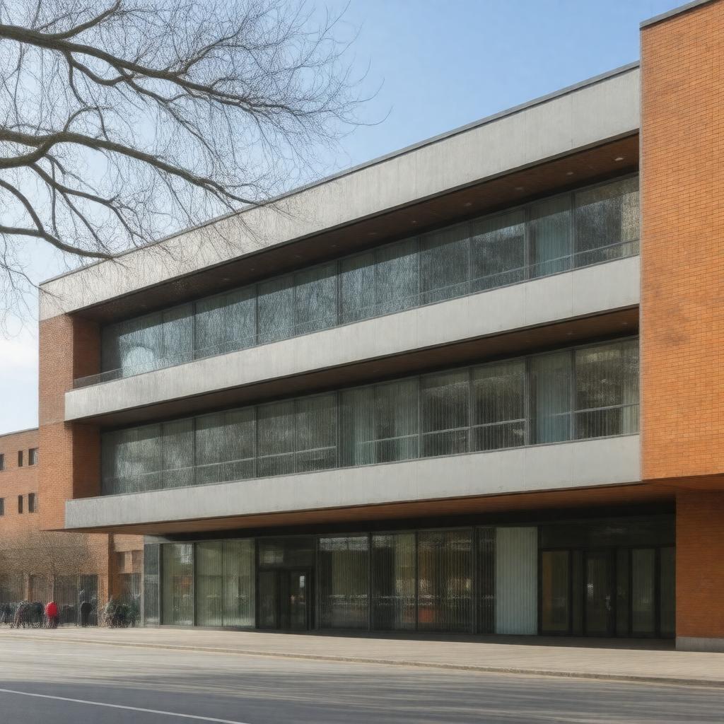 AI-created image of The Manchester Metropolitan University Business School East