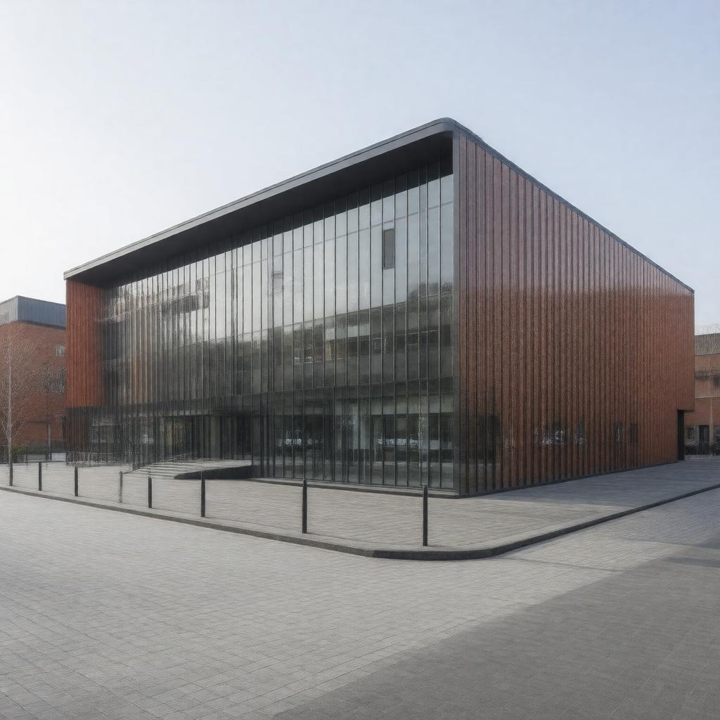 AI-created image of The Manchester Metropolitan University Business School North