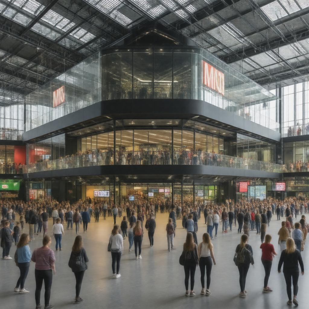 Click to view larger image AI-created image of The Manchester Metropolitan University Student Union