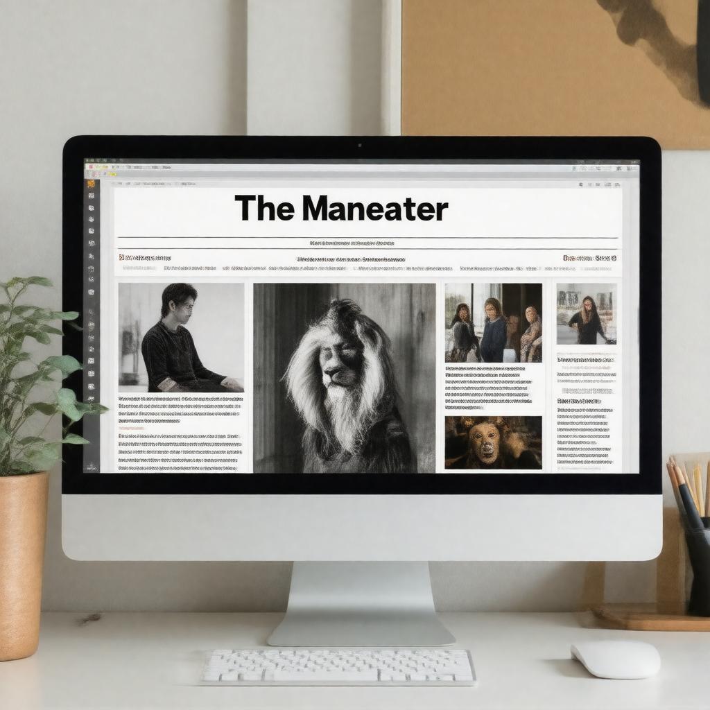 AI-created image of The Maneater